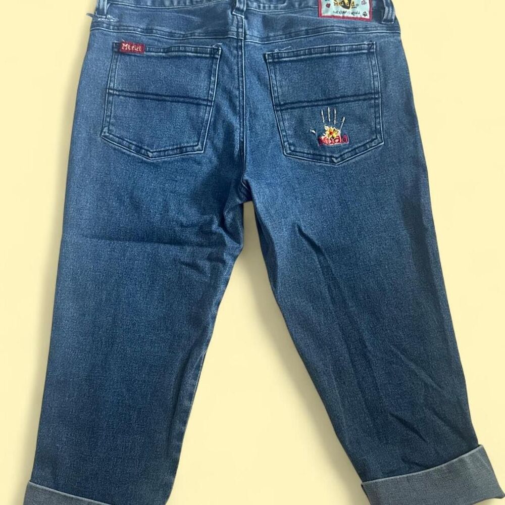 Mudd-clothing Women's Blue and Navy Trousers